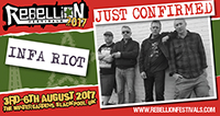 Infa Riot - Rebellion Festival, Blackpool 5.8.17